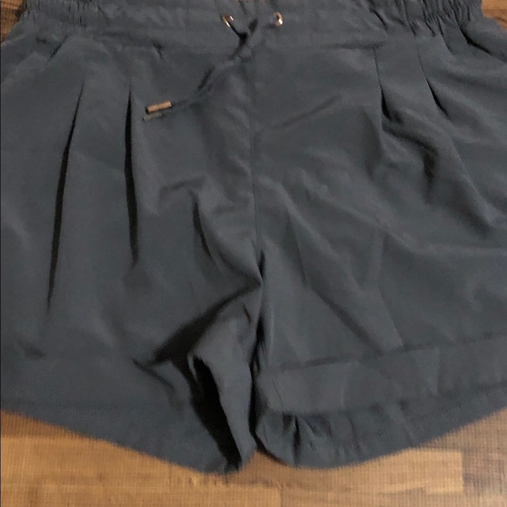 MPG Navy Elastic Drawstring Shorts